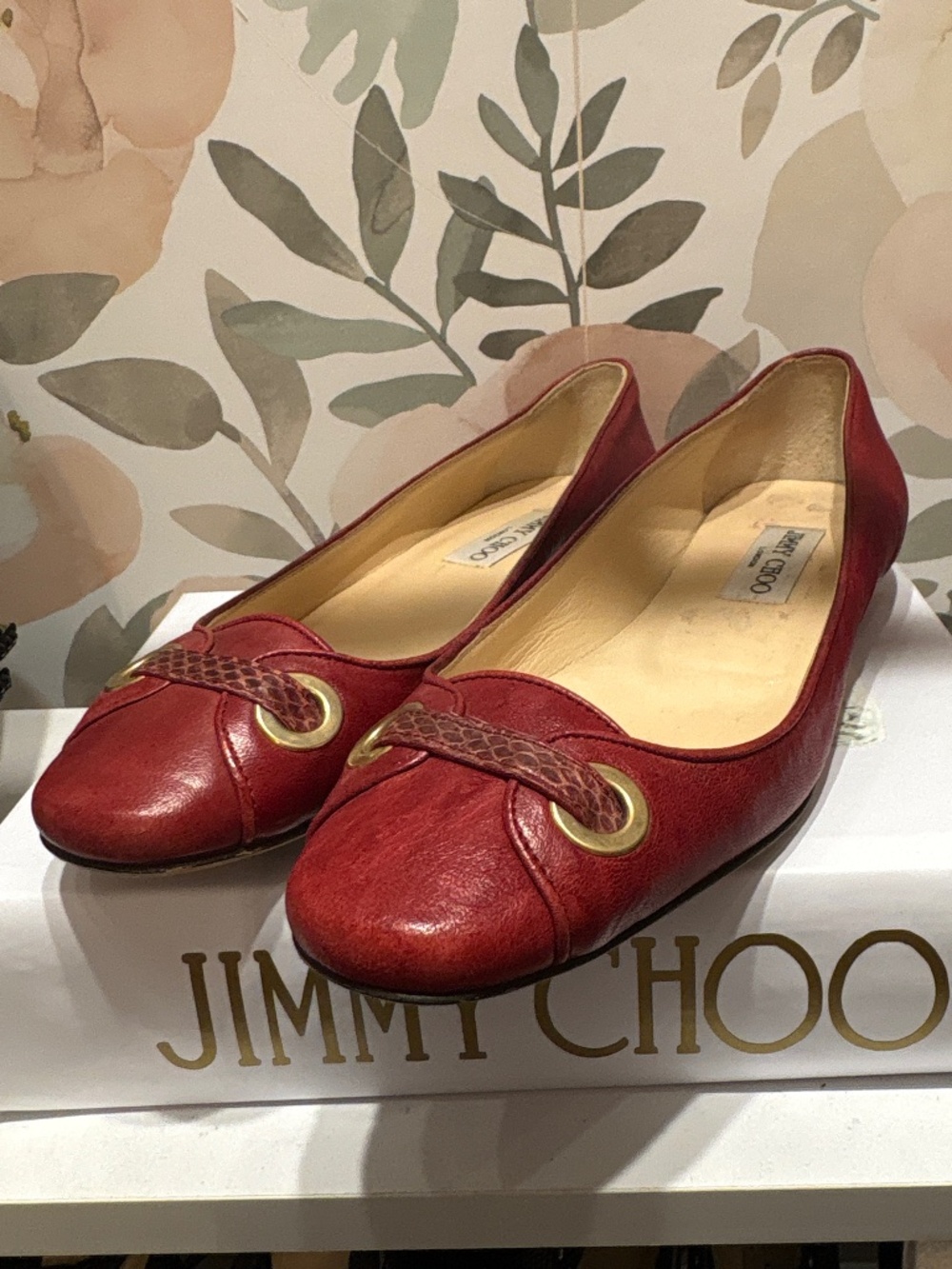 Jimmy Choo red flats